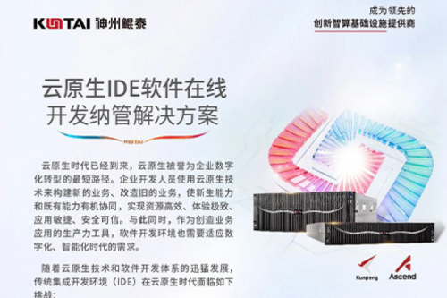 智算方案丨BB贝博艾弗森官网云原生IDE软件在线开发纳管解决方案